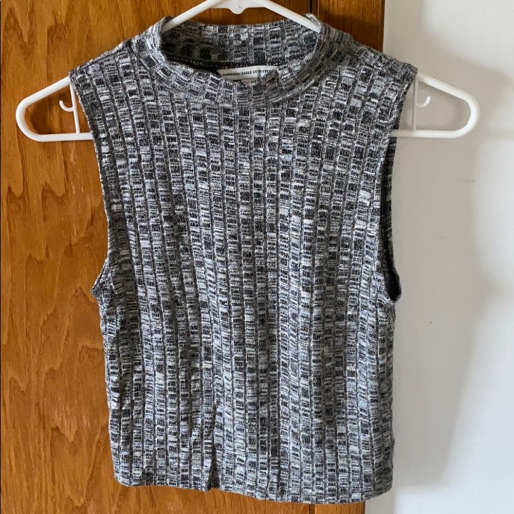 American eagle high neck tank top sz petite small